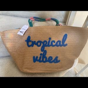 Tropical Vibes Beach Tote NWT
